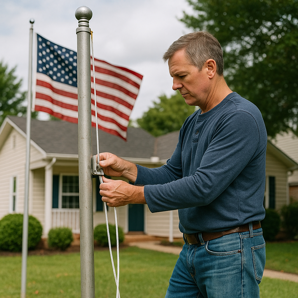 How to Upgrade an Old Flagpole for Modern Use