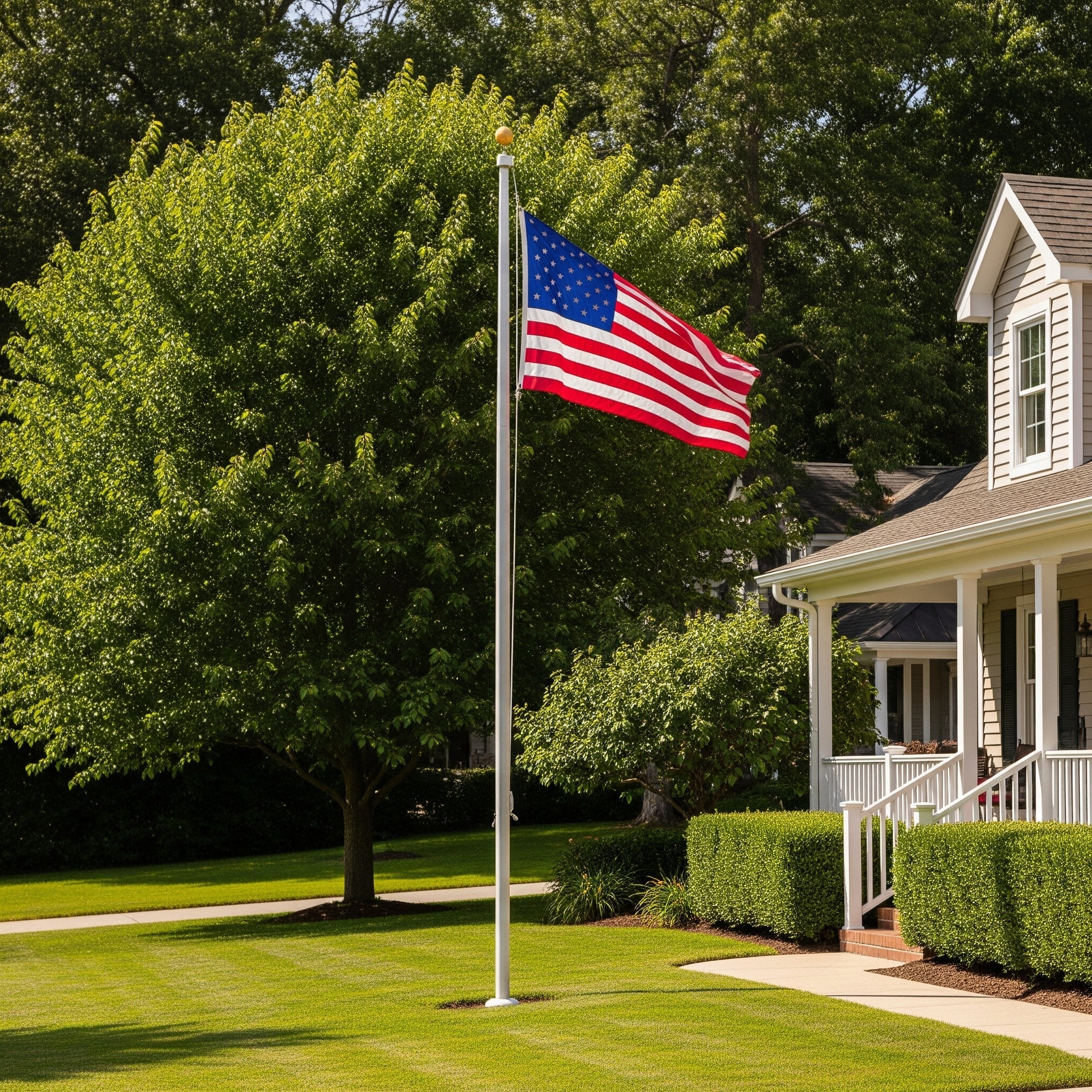 Can Your HOA Stop You from Installing a Flagpole?