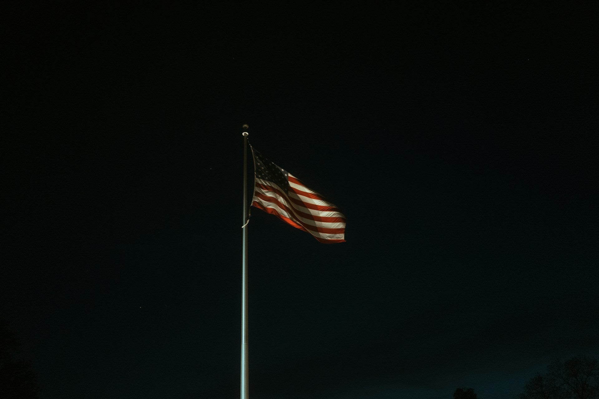 How to Display the Flag at Night Properly